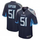 Trevis Gipson Tennessee Titans Team Game Jersey - Navy