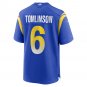 Tre'Vius Hodges-Tomlinson Los Angeles Rams Team Game Jersey - Royal