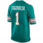 Tua Tagovailoa Miami Dolphins Alternate Game Jersey - Aqua