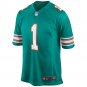 Tua Tagovailoa Miami Dolphins Alternate Game Jersey - Aqua