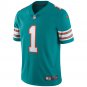 Tua Tagovailoa Miami Dolphins Alternate Vapor Limited Jersey - Aqua