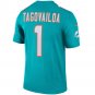 Tua Tagovailoa Miami Dolphins Legend Jersey - Aqua
