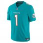 Tua Tagovailoa Miami Dolphins Vapor F.U.S.E. Limited Jersey - Aqua