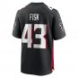 Tucker Fisk Atlanta Falcons Player Game Jersey - Black
