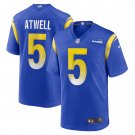 Tutu Atwell Los Angeles Rams Home Game Jersey - Royal