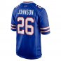 Ty Johnson Buffalo Bills Team Game Jersey - Royal