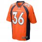 Tyler Badie Denver Broncos Team Game Jersey - Orange