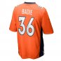 Tyler Badie Denver Broncos Team Game Jersey - Orange
