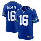 Tyler Lockett Seattle Seahawks Throwback Player Game Jersey - Royal