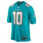 Tyreek Hill Miami Dolphins Game Jersey - Aqua