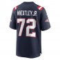 Tyrone Wheatley New England Patriots Team Game Jersey - Navy