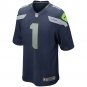 Warren Moon Seattle Seahawks Game Retired Player Jersey - College Navy