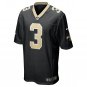 Wil Lutz New Orleans Saints Game Jersey - Black