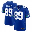 Will Dissly Seattle Seahawks Throwback Player Game Jersey - Royal
