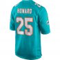 Xavien Howard Miami Dolphins Game Jersey - Aqua