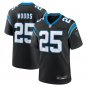 Xavier Woods Carolina Panthers Team Game Jersey - Black