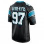 Yetur Gross-Matos Carolina Panthers Player Game Jersey - Black