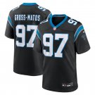 Yetur Gross-Matos Carolina Panthers Team Game Jersey - Black