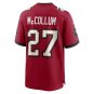 Zyon McCollum Tampa Bay Buccaneers Game Player Jersey - Red