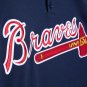 Men's Atlanta Braves John Smoltz 2003 Mitchell & Ness Navy Cooperstown Batting Practice Jersey