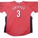 Men's Cincinnati Reds Ken Griffey Jr. Mitchell & Ness 2007 Red Cooperstown Collection Batting Practi