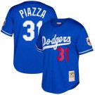 Men's Los Angeles Dodgers Mike Piazza Mitchell & Ness Royal Cooperstown Collection Mesh Batting Prac