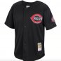 Men's Cincinnati Reds Ken Griffey Jr. Mitchell & Ness Black Cooperstown Collection Batting Practice 