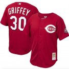 Men's Cincinnati Reds Ken Griffey Jr. Mitchell & Ness Red Cooperstown Collection Batting Practice Je