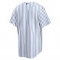 Men's New York Mets White Home Blank Replica Jersey