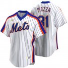 Men's Mike Piazza New York Mets Cooperstown Collection Royal Pinstripe Replica Jersey
