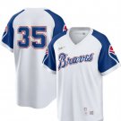 Men's Atlanta Braves Phil Niekro Cooperstown Collection Home Replica Cool Base Jersey