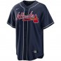 Men's Atlanta Braves Ronald Acuna Jr. Navy Alternate Replica Player Name Jersey