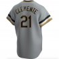 Men's Pittsburgh Pirates Roberto Clemente Road Gray Replica Jersey