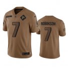 Men's Atlanta Falcons Bijan Robinson 2023 Brown Salute To Setvice Limited Stitched Jersey