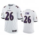Men's Baltimore Ravens Geno Stone White Vapor Untouchable Limited Jerseys