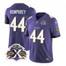 Men's Baltimore Ravens Marlon Humphrey Purple 2023 F.U.S.E With Patch Throwback Vapor Limited Stitch