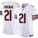 Men's Chicago Bears D'Onta Foreman White 2023 Vapor Stitched Jerseys