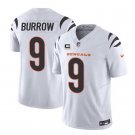 Men's Cincinnati Bengals Joe Burrow White 2023 F.U.S.E. With 4-Star C Patch Vapor Untouchable Limite