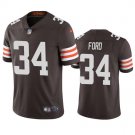 Men's Cleveland Browns Jerome Ford Brown Vapor Stitched Game Jerseys