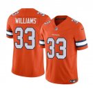 Men's Denver Broncos Javonte Williams Orange 2023 Vapor Untouchable Stitched Jerseys
