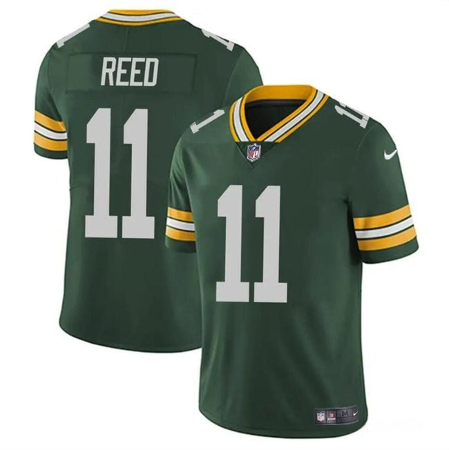 Men's Green Bay Packers Jayden Reed Green Vapor Untouchable Stitched Jerseys