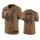 Men's Jacksonville Jaguars Travon Walker 2023 Brown Salute To Service Vapor Untouchable Limited Stit