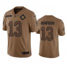 Men's Las Vegas Raiders Hunter Renfrow 2023 Brown Salute To Service Limited Stitched Jersey