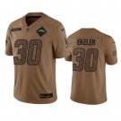 Men's Los Angeles Chargers Austin Ekeler 2023 Brown Salute To Service Limited Stitched Jersey