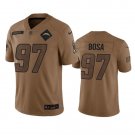 Men's Los Angeles Chargers Joey Bosa 2023 Brown Salute To Service Limited Stitched Jersey
