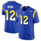 Men's Los Angeles Rams Dresser Winn Blue 2023 Vapor Untouchable Stitched Jerseys