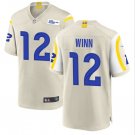 Men's Los Angeles Rams Dresser Winn Bone Stitched Football Game Jerseys