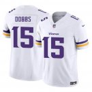 Men's Minnesota Vikings Josh Dobbs White 2023 Vapor Untouchable Limited Stitched Jerseys