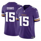 Men's Minnesota Vikings Josh Dobbs Purple 2023 Vapor Untouchable Limited Jerseys