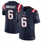 Men's New England Patriots Christian Gonzalez Navy 2023 F.U.S.E. Vapor Limited Stitched Jersey